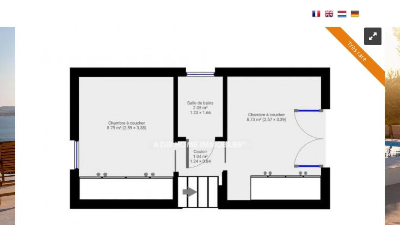 Duplex T3 Boulouris Pieds Dans L Eau Apartamento Saint-Raphaël Exterior foto